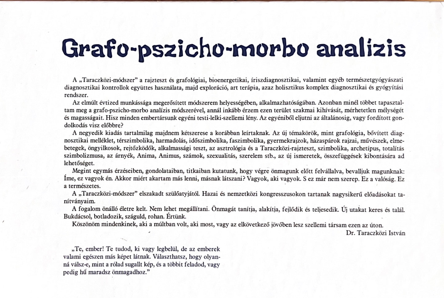 Grafo-Pszicho-Morbo Analízis